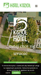 Mobile Screenshot of hotelkoziol.com